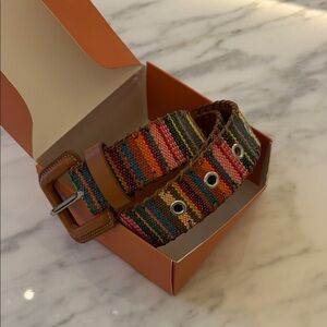 Multicolor Woven Belt